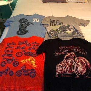 3 motorcycle t - shirts